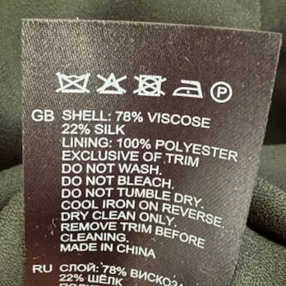 NWT Reiss EDEN Green Velvet One Shoulder Evening Cocktail Midi Dress Size 4 - Picture 7 of 8